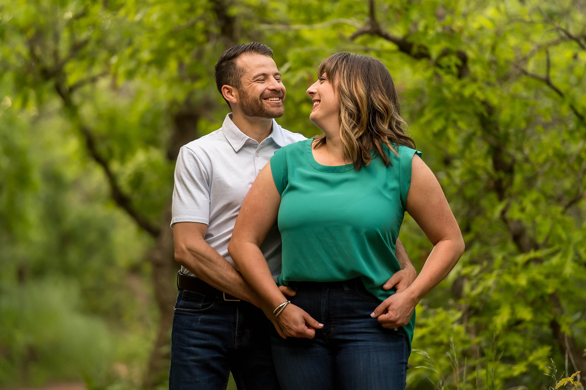 Roxborough State Park Denver engagement photos with Sarah and Alejandro in Littleton, Colorado.